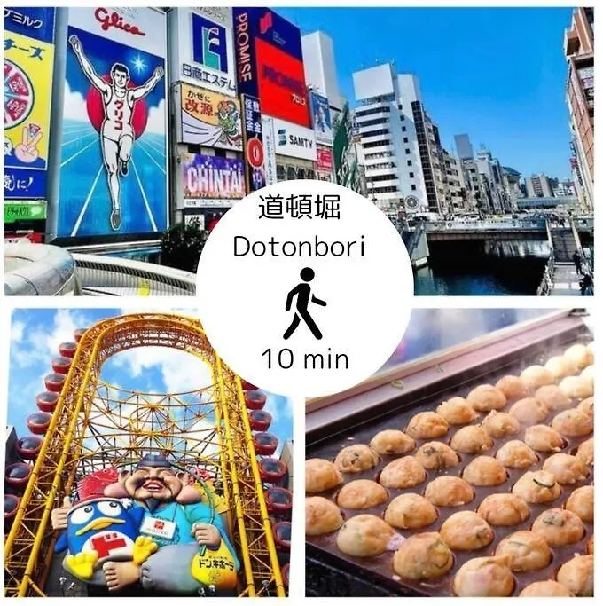 Guest House Kuromon400,徒歩すぐ黒門市場,難波,道頓堀近く Osaka 0*,  Japan